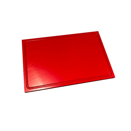 Skärbräda 500x330x15 mm, röd HD/PE