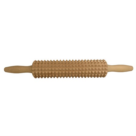 Rolling pin 25 cm, notched